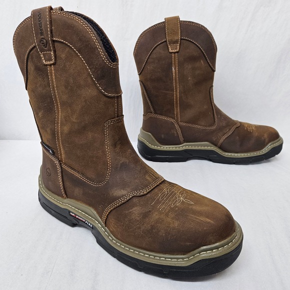 Wolverine Raider DS Western Work Boot Waterproof W220038 Brown Men Size 13 XWide main image 8